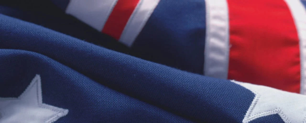 Professional-quality Australian flag with traditional sewn construction, trusted by government and business