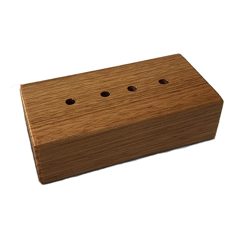 Double-Sided Wooden Desk Set Base - Fits 4 or 5 Handwavers