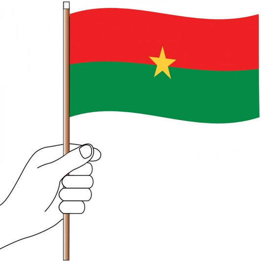 Burkina Faso Handwaver Flag