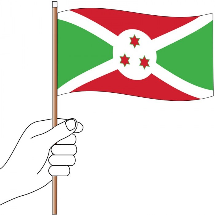 Burundi Handwaver Flag