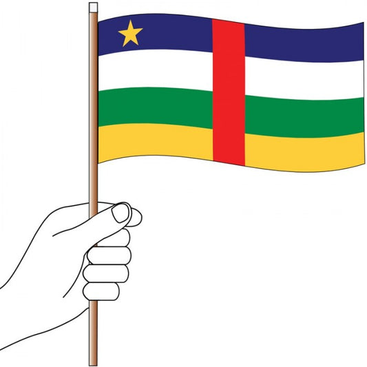 Central African Republic Handwaver Flag