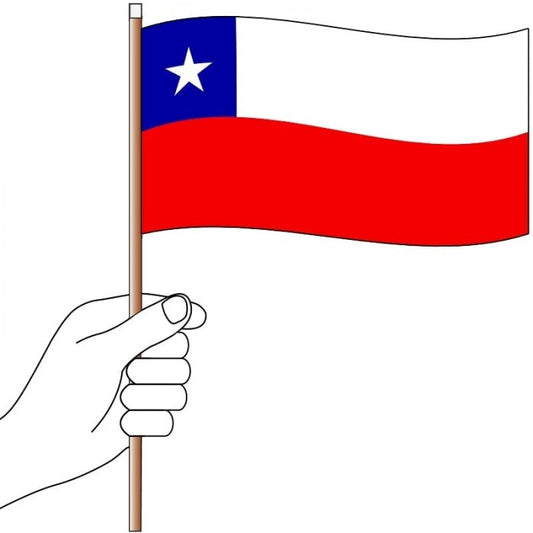 Chile Handwaver Flag