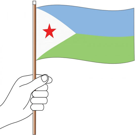 Djibouti Handwaver Flag