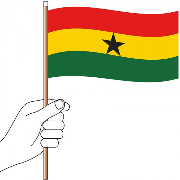 Ghana Handwaver Flag