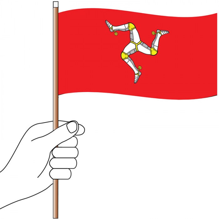 Isle of Man Handwaver Flag