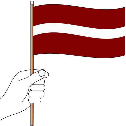 Latvia Handwaver Flag