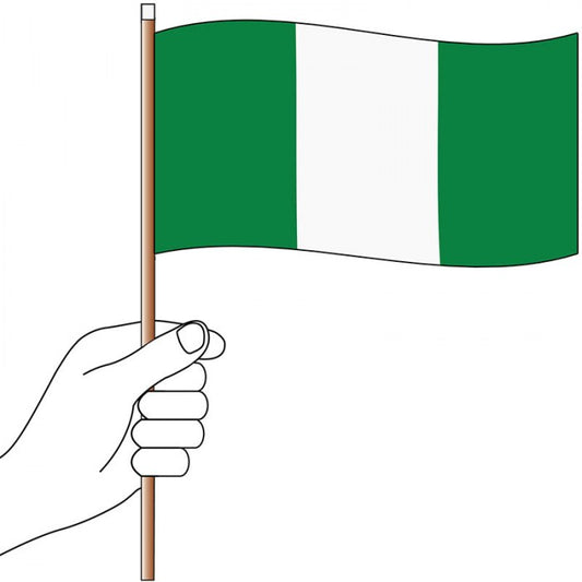 Nigeria Handwaver Flag
