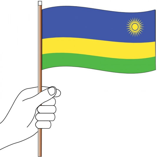 Rwanda Handwaver Flag