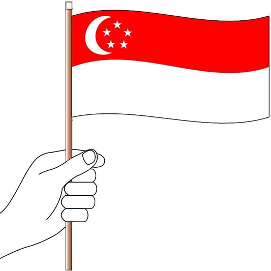 Singapore Handwaver Flag