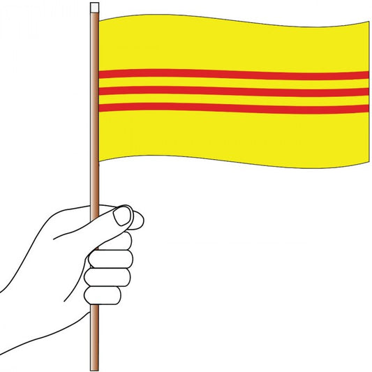 South Vietnam Handwaver Flag
