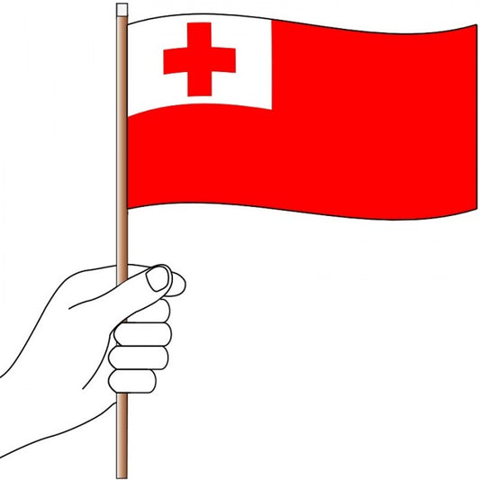 Tonga Handwaver Flag