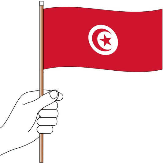 Tunisia Handwaver Flag