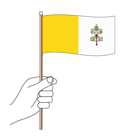Vatican Handwaver Flag