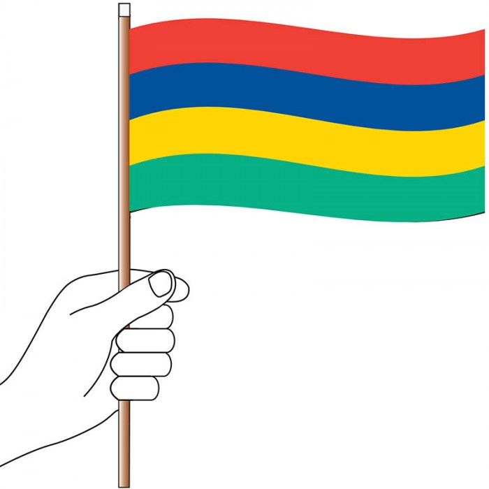 Mauritius Handwaver Flag