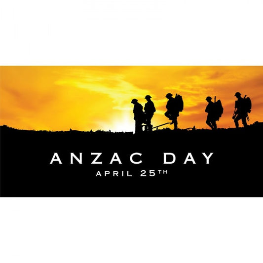 ANZAC Day Flag - Soldiers Sunset Horizontal