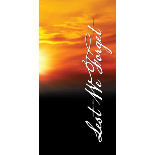 Lest We Forget Flag - Sunset