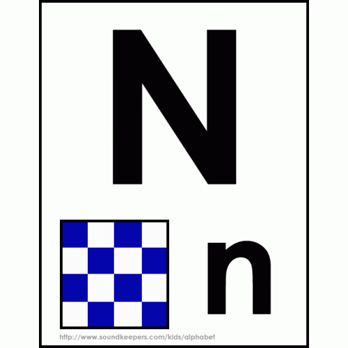 N - November Code Flag