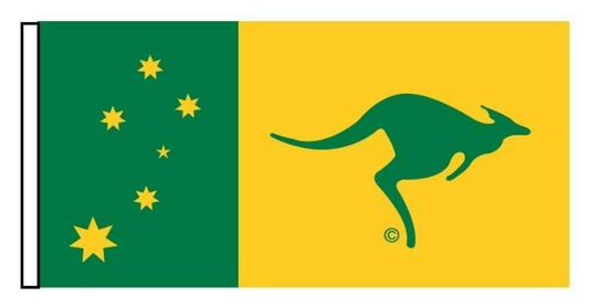 Australian Sporting Flag with Sleeve (1800mm x 900mm)