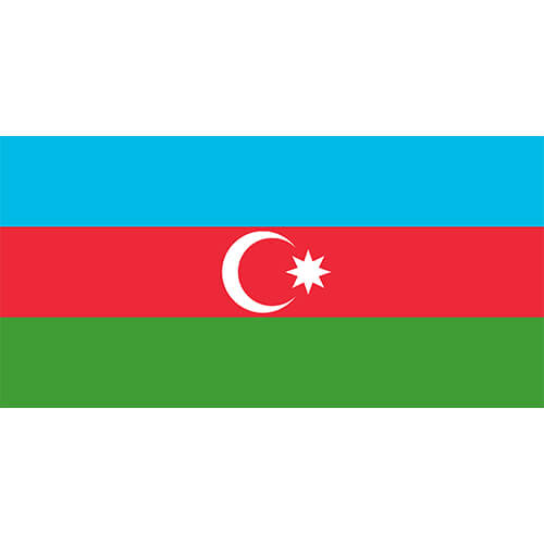 Azerbaijan Flag