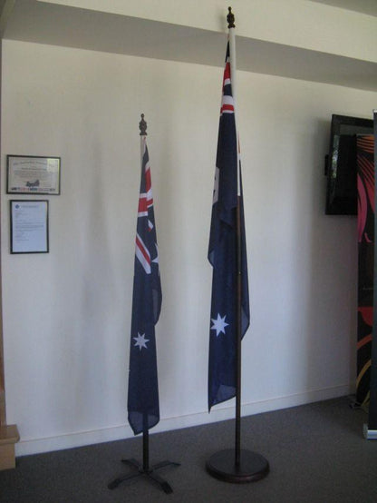 Indoor Wooden Flagpole Sizes - 1800mm and 2400mm