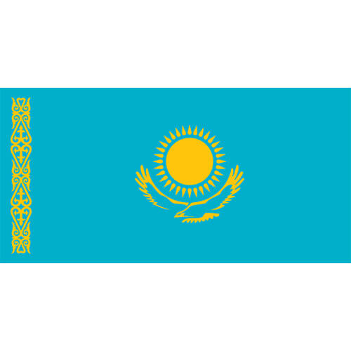 Kazakstan Flag