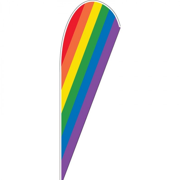 Rainbow Medium Tear Drop (850mm x 3200mm)