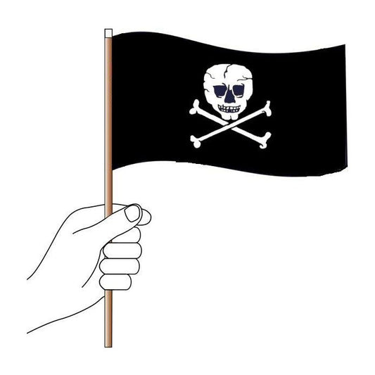 Jolly Roger Handwaver Flag