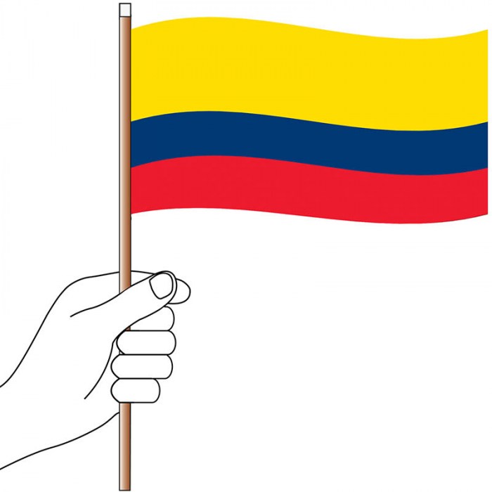 Colombia Handwaver Flag