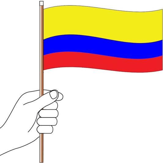 Ecuador Handwaver Flag