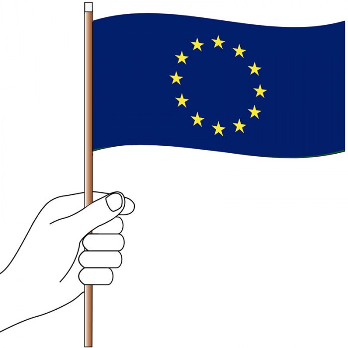 European Union Handwaver Flag