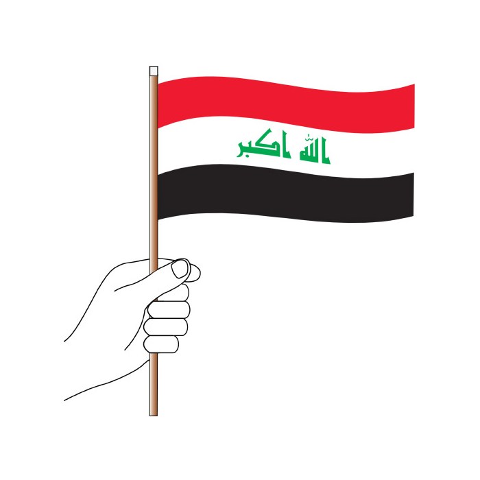 Iraq Handwaver Flag