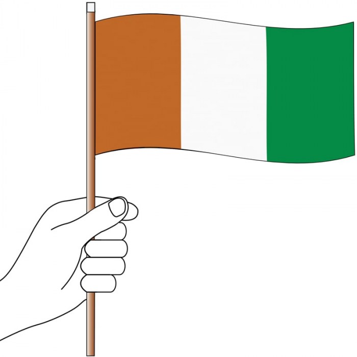 Ivory Coast Handwaver Flag