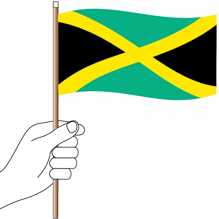 Jamaica Handwaver Flag