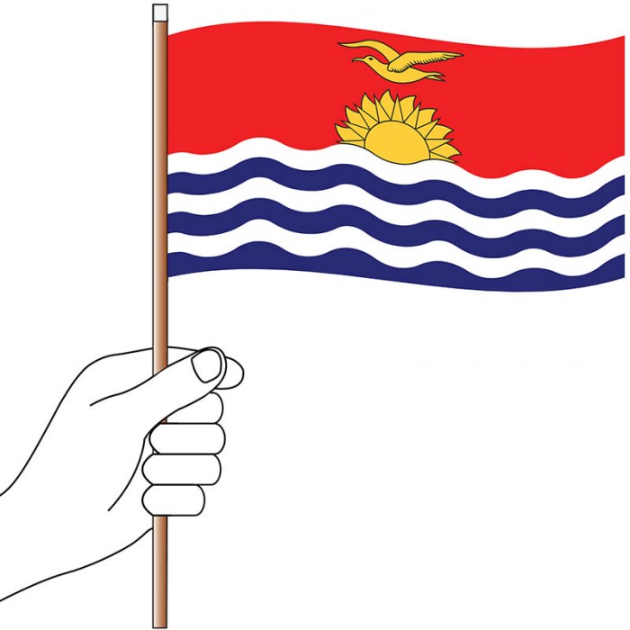 Kiribati Handwaver Flag