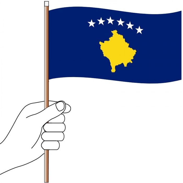 Kosovo Handwaver Flag