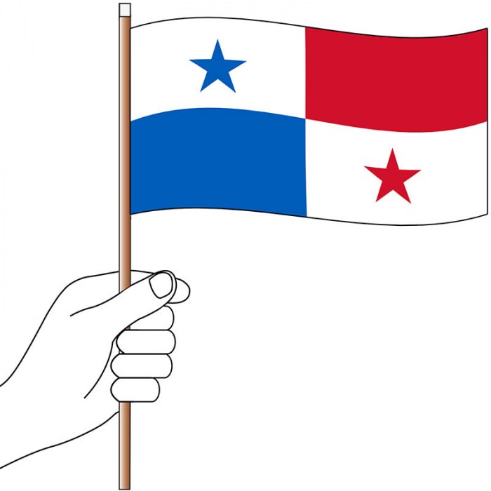Panama Handwaver Flag