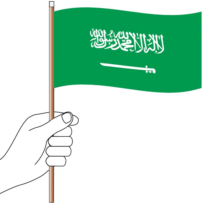 Saudi Arabia Handwaver Flag