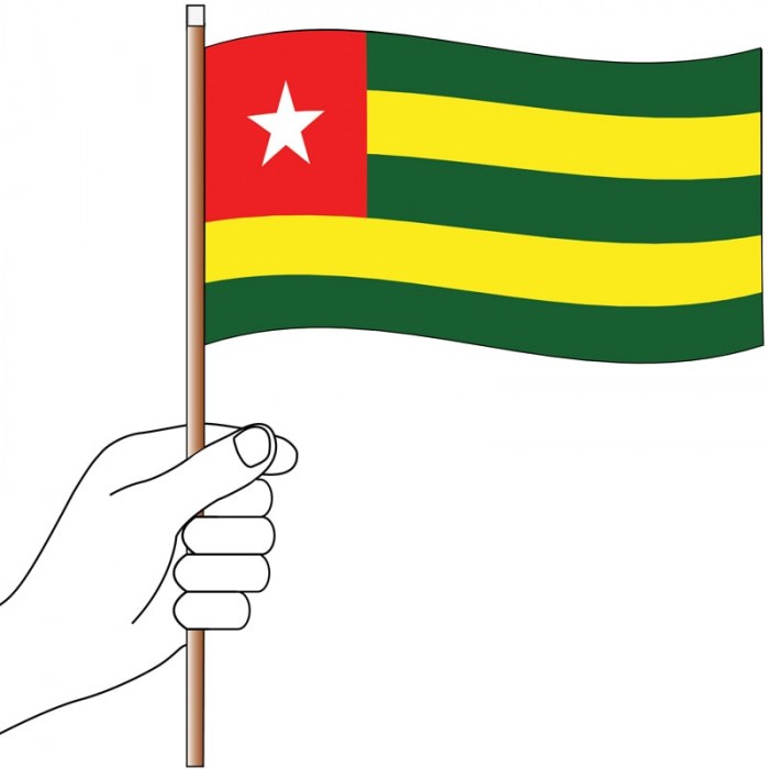 Togo Handwaver Flag