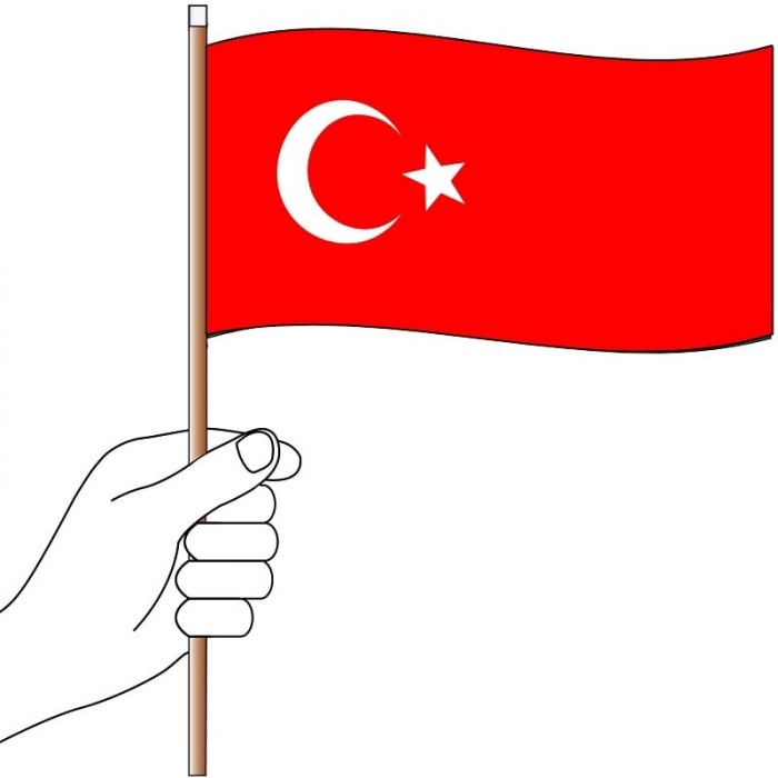 Turkey Handwaver Flag
