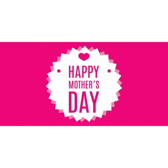Mother's Day Flag - Pink (1800mm x 900mm)