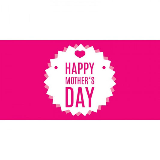 Mother's Day Flag - Pink (1800mm x 900mm)