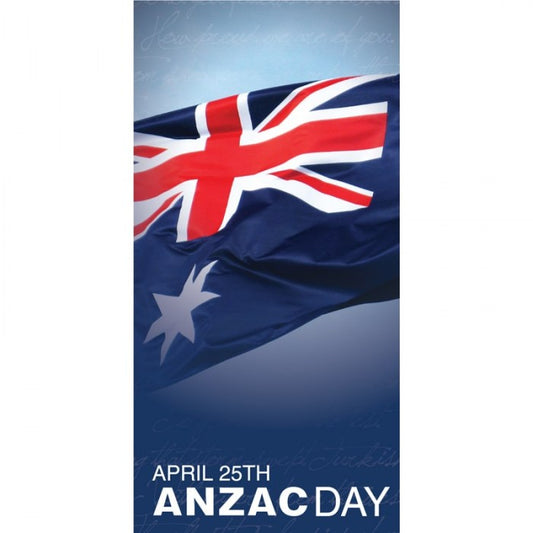 ANZAC Day Flag - Blue with Australian Flag