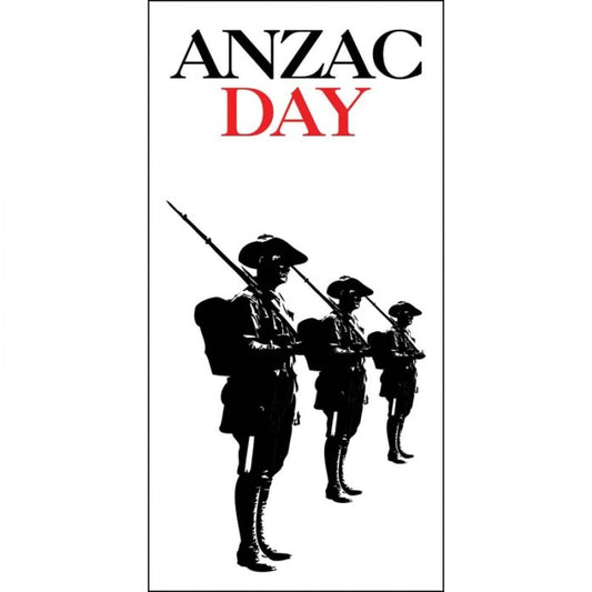 ANZAC Day Flag - Three Soldiers