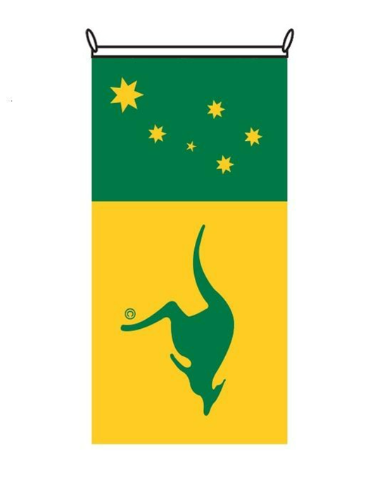 Australian Sporting Flag Cape (1200mm x 600mm)