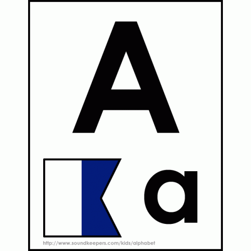 A - Alfa Code Flag.