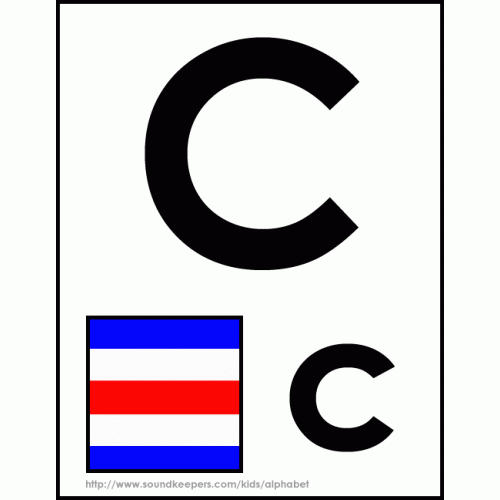 C- Charlie Code Flag.