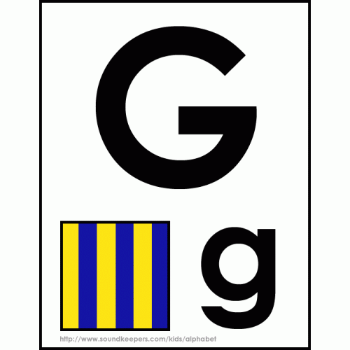 G - Golf Code Flag.