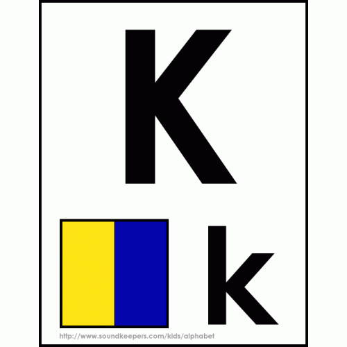 K - Kilo Code Flags