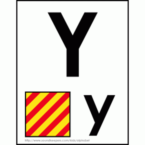 Y - Yankee Code Flag.