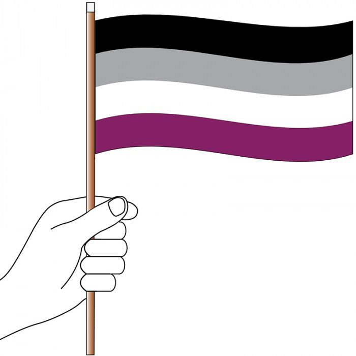 Asexual Handwaver Flag